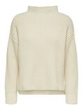 Selected COL ROULÉ AMPLE PULLOVER, Birch, highres - 16075489_Birch_001.jpg