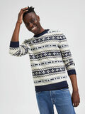 Selected TRADITIONAL KNITTED PULLOVER, Oatmeal, highres - 16086654_Oatmeal_967621_008.jpg