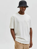 Selected CREW NECK T-SHIRT, Egret, highres - 16083402_Egret_008.jpg