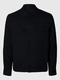 Selected HYBRID REGULAR FIT BLAZER, Black, highres - 16095796_Black_001.jpg