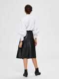 Selected MAXI - LEATHER SKIRT, Black, highres - 16075780_Black_004.jpg