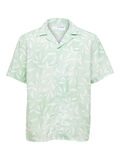 Selected TEJIDO ESTAMPADO CAMISA, Granite Green, highres - 16087538_GraniteGreen_982018_001.jpg