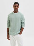 Selected LONG SLEEVED KNITTED PULLOVER, Almost Aqua, highres - 16084194_AlmostAqua_925115_003.jpg