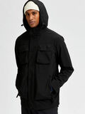 Selected KAPUZE JACKE, Black, highres - 16079377_Black_008.jpg