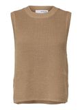 Selected RIB KNIT COTTON BLEND GILET, Amphora, highres - 16081281_Amphora_001.jpg