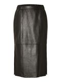 Selected CUIR JUPE MI-LONGUE, Black, highres - 16091172_Black_001.jpg