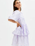 Selected PUFF SLEEVED MINI DRESS, Aleutian, highres - 16082997_Aleutian_008.jpg