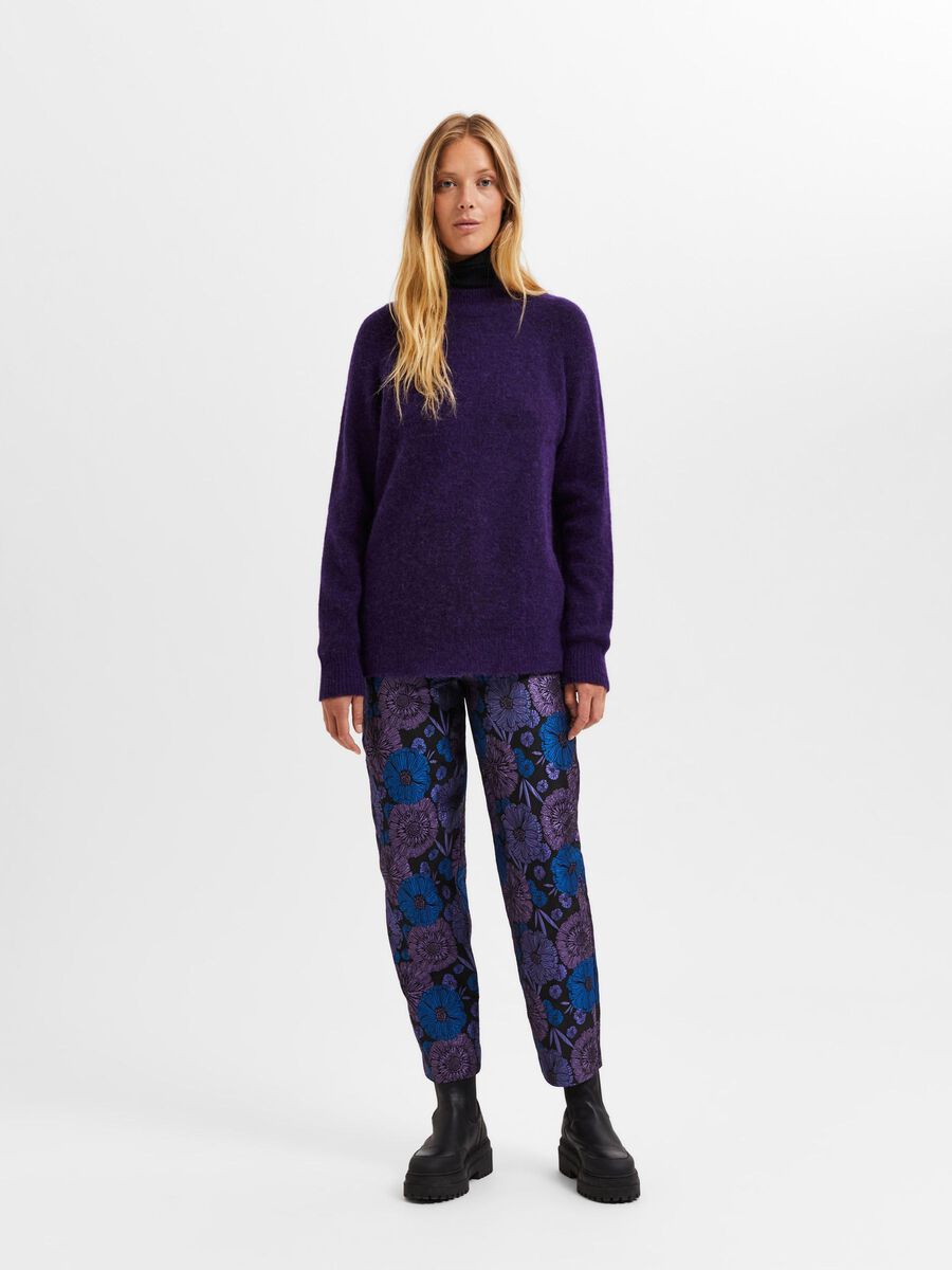 Selected HIGH NECK JUMPER, Acai, highres - 16084811_Acai_945107_005.jpg