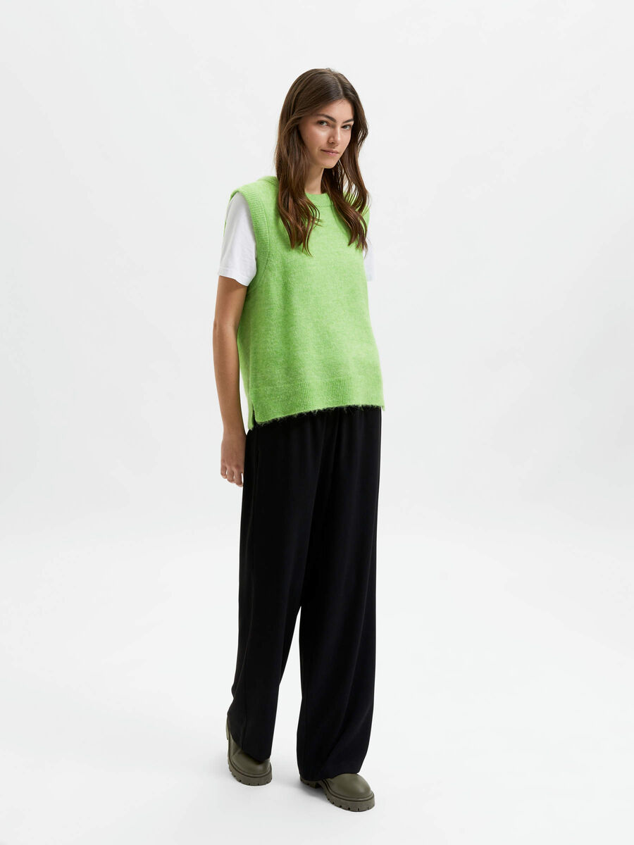 Selected ROUND NECK KNITTED VEST, Greenery, highres - 16083617_Greenery_915219_005.jpg