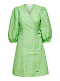 Selected JACQUARD VESTIDO ENVOLVENTE, Dark Citron, highres - 16088385_DarkCitron_001.jpg