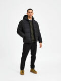 Selected PADDED PUFFER JACKET, Black, highres - 16084886_Black_005.jpg