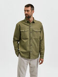 Selected DENIM SKJORTEJAKKE, Martini Olive, highres - 16087571_MartiniOlive_003.jpg