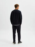 Selected CREW NECK KNITTED PULLOVER, Anthracite, highres - 16081042_Anthracite_004.jpg