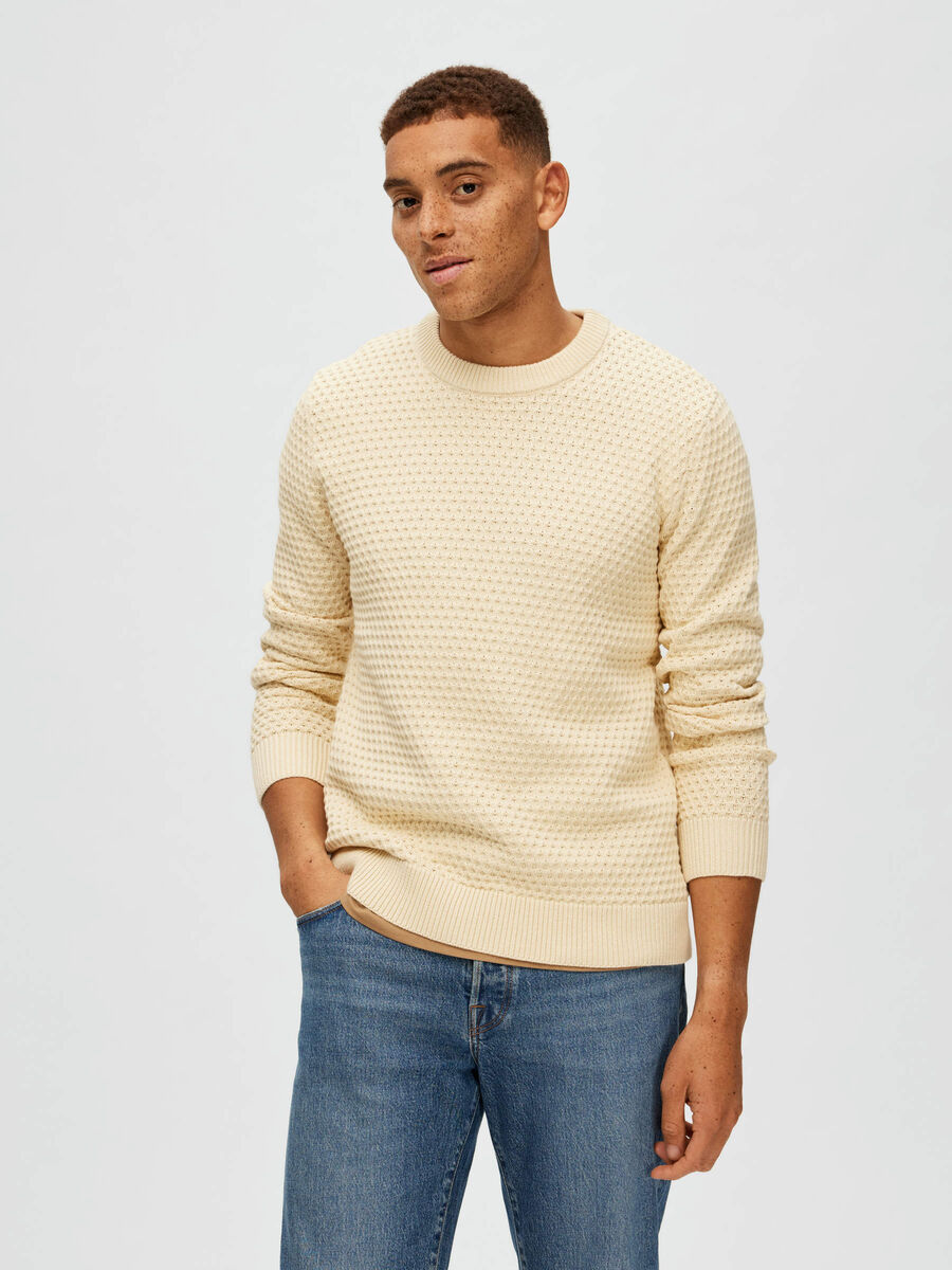 Selected LONG SLEEVED JUMPER, Cloud Cream, highres - 16087945_CloudCream_003.jpg