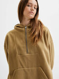 Selected FLEECE HOODIE, Kelp, highres - 16079507_Kelp_008.jpg