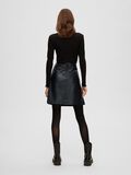 Selected MINI LEATHER SKIRT, Black, highres - 16084995_Black_004.jpg