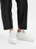 Selected LEATHER TRAINERS, White, highres - 16075949_White_003.jpg