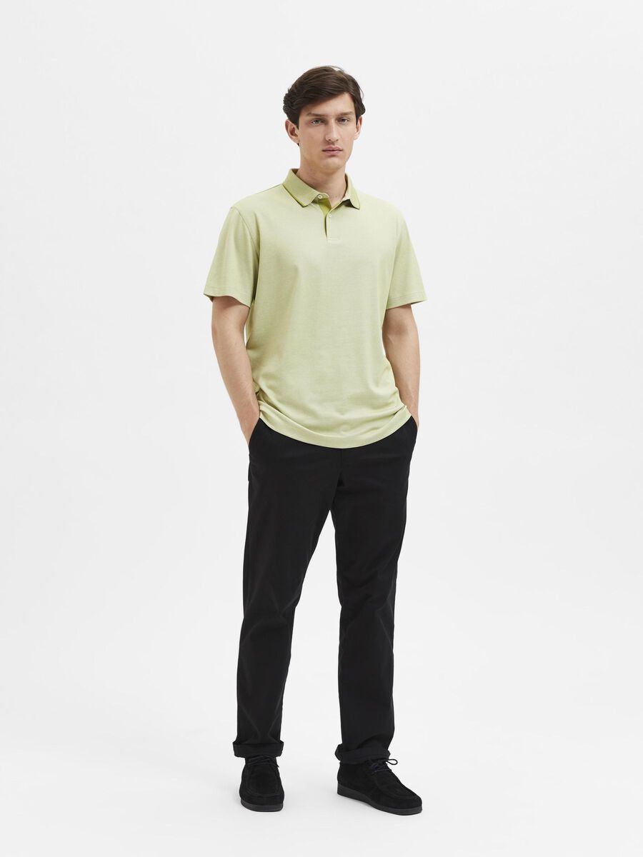 Selected KURZÄRMELIGES COOLMAX® POLO SHIRT, Fern, highres - 16082844_Fern_005.jpg