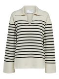 Selected STRIPED KNITTED JUMPER, Birch, highres - 16084296_Birch_927978_001.jpg