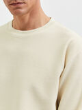 Selected GESTRICKTES SWEATSHIRT, Cloud Cream, highres - 16085661_CloudCream_006.jpg