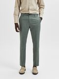 Selected SLIM FIT SUIT TROUSERS, Light Green Melange, highres - 16087871_LightGreenMelange_003.jpg