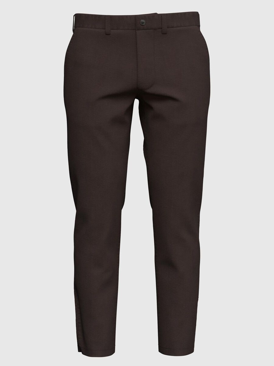 Selected 175 SLIM FIT FLEX CHINO, Chocolate Torte, highres - 16087663_ChocolateTorte_001.jpg