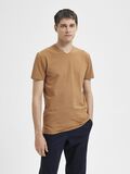 Selected V-HALS T-SHIRT, Toasted Coconut, highres - 16087850_ToastedCoconut_003.jpg