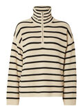 Selected STRIBET PULLOVER, Oatmeal, highres - 16089495_Oatmeal_1059898_001.jpg