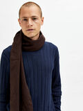 Selected CREW NECK KNITTED PULLOVER, Dark Sapphire, highres - 16081907_DarkSapphire_008.jpg