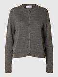 Selected 100% MERINO WOOL CARDIGAN, Medium Grey Melange, highres - 16095008_MediumGreyMelange_001.jpg