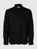 Selected 100% LINEN SHIRT, Black, highres - 16092471_Black_001.jpg