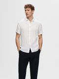 Selected 100% LINEN SHORT SLEEVED SHIRT, Bright White, highres - 16094021_BrightWhite_003.jpg