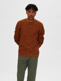 Selected CREW NECK KNITTED PULLOVER, Sugar Almond, highres - 16059390_SugarAlmond_1043181_003.jpg