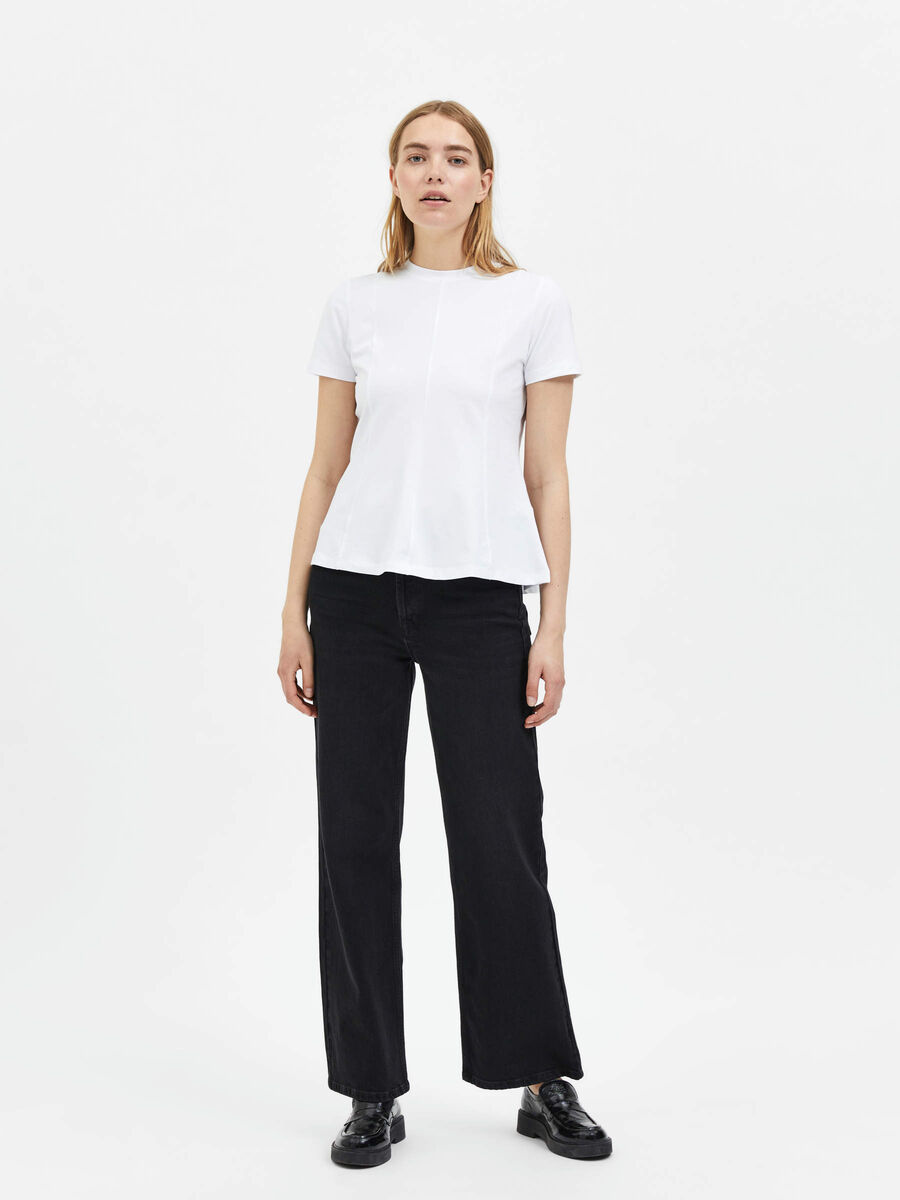 Selected CORTE PÉPLUM TOP, Bright White, highres - 16084527_BrightWhite_005.jpg