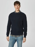 Selected BASIC - SWEATER, Dark Sapphire, highres - 16060908_DarkSapphire_003.jpg