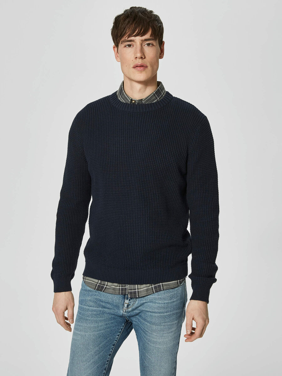 Selected BASIC PULLOVER, Dark Sapphire, highres - 16060908_DarkSapphire_003.jpg