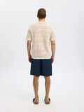 Selected CAMICIA A MANICHE CORTE, Oatmeal, highres - 16096385_Oatmeal_004.jpg