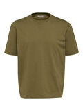 Selected LOOSE FIT CAMISETA, Martini Olive, highres - 16083966_MartiniOlive_001.jpg