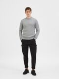 Selected CABLE KNIT KNITTED JUMPER, Medium Grey Melange, highres - 16087876_MediumGreyMelange_005.jpg