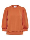 Selected POFMOUW SWEATSHIRT, Orangeade, highres - 16082379_Orangeade_001.jpg