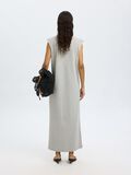 Selected KATOEN MOUWLOOS MAXI JURK, Light Grey Melange, highres - 16097881_LightGreyMelange_004.jpg