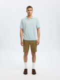 Selected SHORT SLEEVED KNITTED POLO SHIRT, Winter Sky, highres - 16096197_WinterSky_1168012_005.jpg