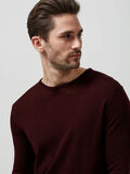 Selected MERINOWOL - SWEATER, Fudge, highres - 16047951_Fudge_006.jpg