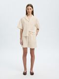 Selected SHORT SLEEVED LINEN-BLEND SHIRT, Sandshell, highres - 16097923_Sandshell_1187489_005.jpg