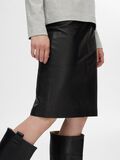 Selected HIGH WAIST  LEATHER SKIRT, Black, highres - 16067930_Black_006.jpg