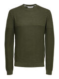 Selected ORGANIC COTTON JUMPER, Forest Night, highres - 16074693_ForestNight_859653_001.jpg