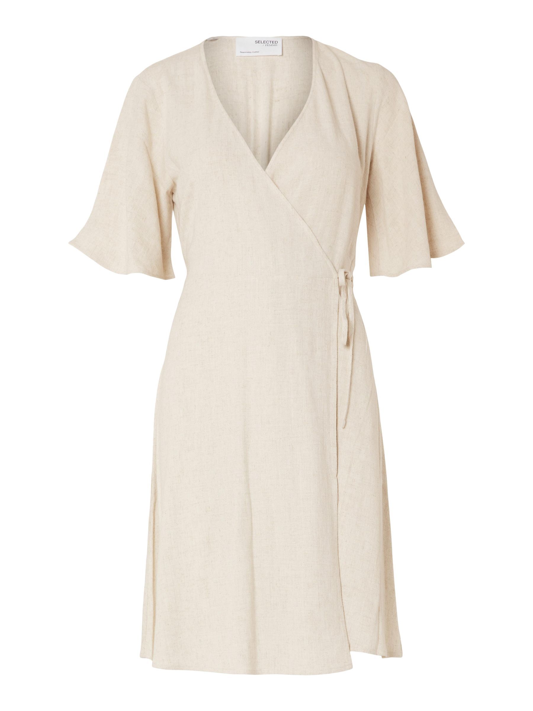 Selected femme wrap dress hotsell