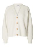 Selected RIBBED KNITTED CARDIGAN, Birch, highres - 16087122_Birch_001.jpg