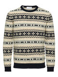 Selected TRADITIONELLER STRICKPULLOVER, Oatmeal, highres - 16086654_Oatmeal_967621_001.jpg