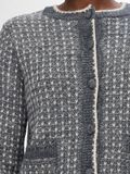 Selected ULDBLANDING STRIKKET CARDIGAN, Volcanic Ash, highres - 16095440_VolcanicAsh_1138207_006.jpg